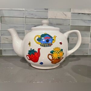 Vintage Garden Tea Party Set from Signature Floral Stoneware